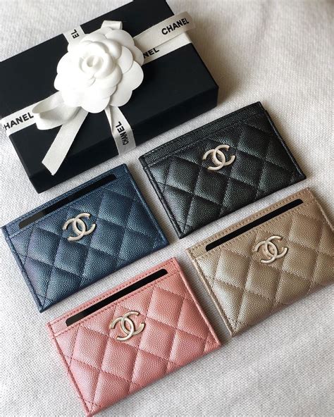 card holder chanel price|chanel small card holder price.